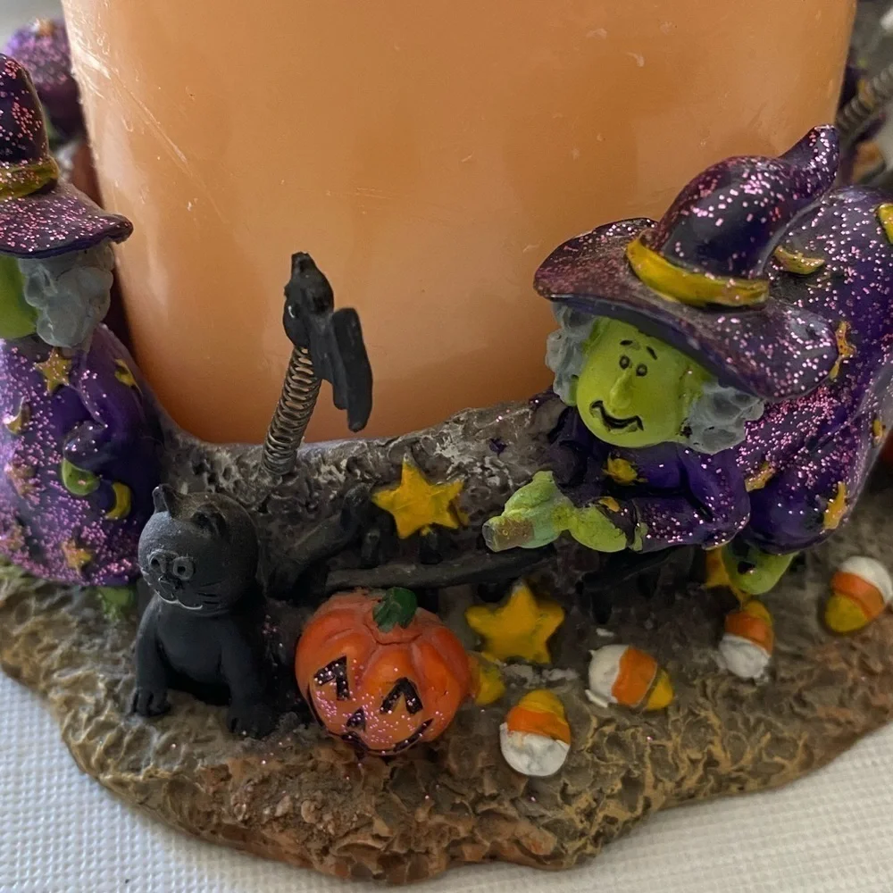 Halloween Resin Candle Holder